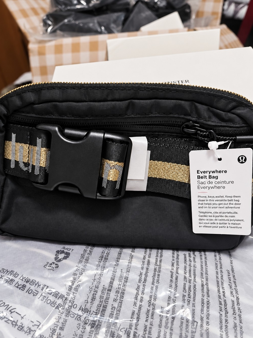 lululemon Everywhere BELT Bag black 1L